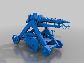 warp fulmine cannone - skaven warmachine aos whfb 3d print model - Mito3D