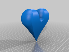 corazón herz te amo 3d print model - Mito3D