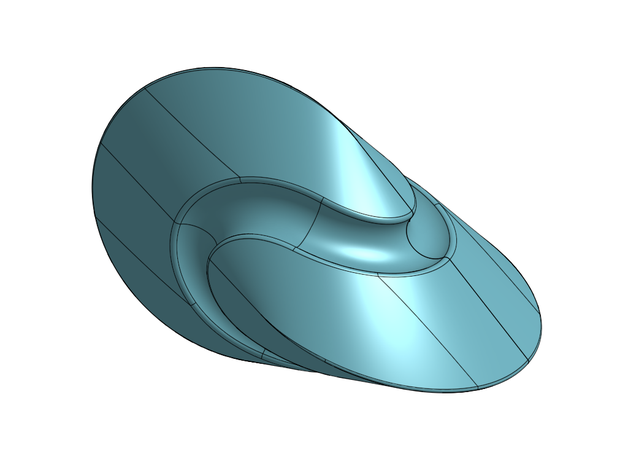 oloid - impressão 3d do ambiente 3D print model - Mito3D