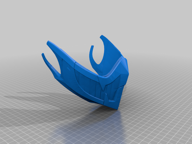 frost mortal kombat 11 mask mk11 3D print model - Mito3D