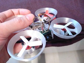 90mm quad frame br0703 motors drone quadcopter 3d print model - Mito3D