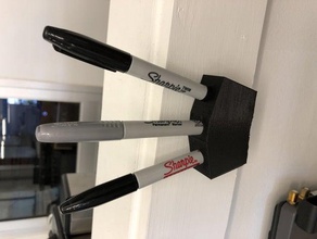 sharpie marker tutucu işaretleyici kalem sahibi 3d print model - Mito3D