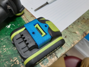 worx cordless drill battery holder 3d print model - Mito3D