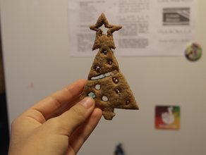 albero di natale disegno cookie arbol navidad l'albero i cutter galletas 3d print model - Mito3D