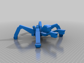data mining droid kotor 2 kotor2 in miniatura di mining, robot peragus spider star wars legione 3d print model - Mito3D