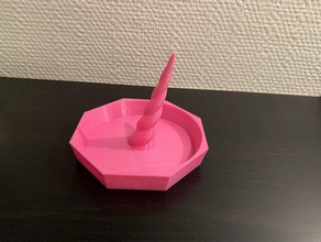 unicorn ringholder 3d print model - Mito3D