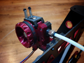wade l3k extruder tatara frame mount anet a8 geared gregs 3d print model - Mito3D