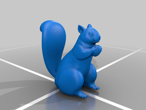 squirrel 3d print model - Mito3D