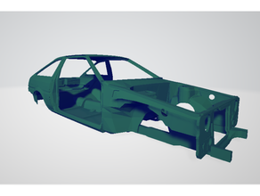 super l'échelle ae86 trueno 1 12 cadre voiture rc modèle à 3d print model - Mito3D