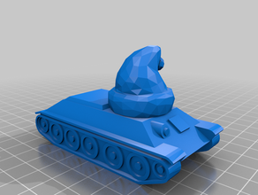 Noel tank şapka santa 3d print model - Mito3D