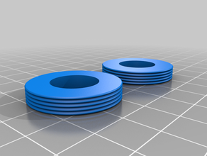 remix de la bobina filamento sin llavero ficha más pequeño el titular 3d print model - Mito3D