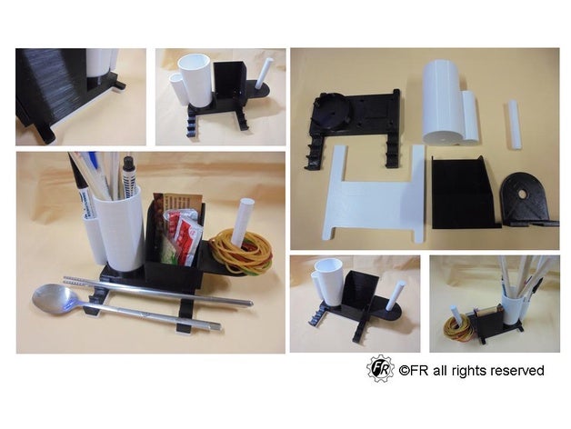 stoviglie scaffale box mensola tabella da tavolo articoli per la tavola 3D print model - Mito3D