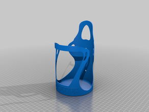 wipe bottle wall support 3d print model - Mito3D