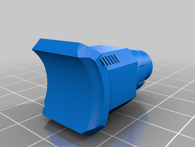 futuristische sturmtiger Kanone 3D print model - Mito3D