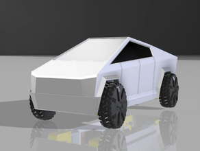 tesla cyber camion motorizzato arduino cybertruck motore 3d print model - Mito3D