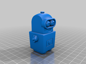 baby bender alcoholic futurama robot 3d print model - Mito3D