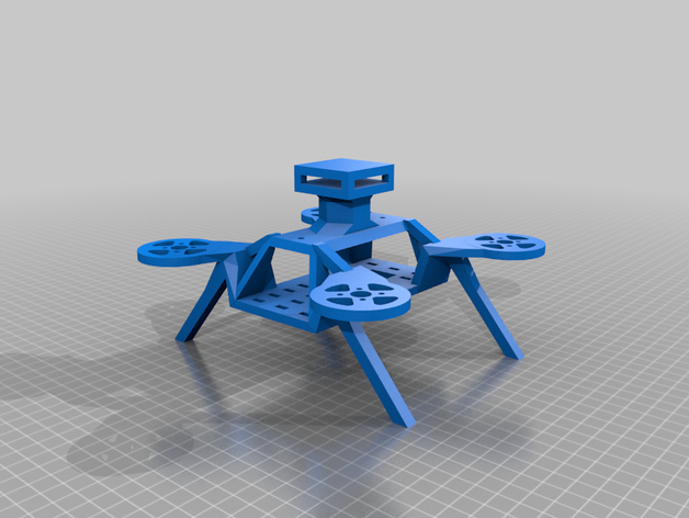 quadcopter drone body 3D print model - Mito3D