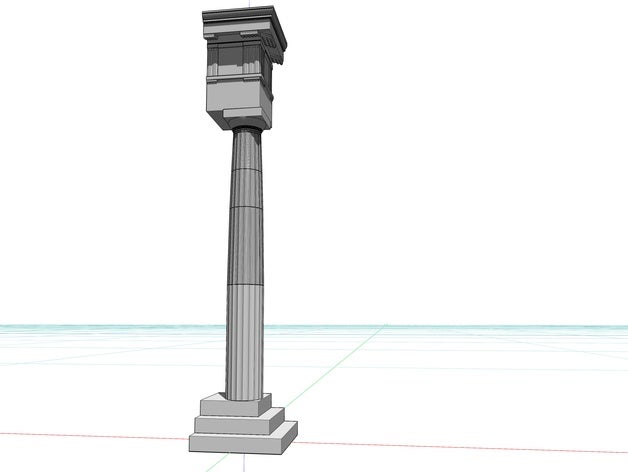 greek doric order column classical 3D print model - Mito3D