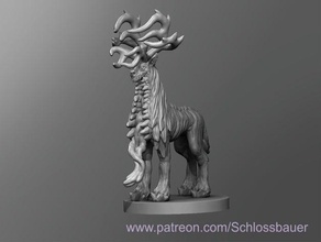 corrupted reindeer dnd dungeons dragons tabletop 3d print model - Mito3D