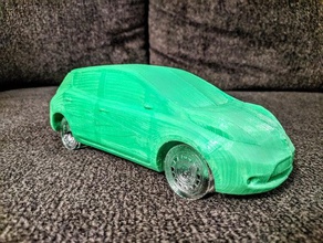 la nissan leaf gen 1 ev (véhicule électrique le véhicule feuille 3d print model - Mito3D