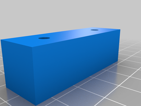 comando strip bloco de montagem pegboard 3d print model - Mito3D