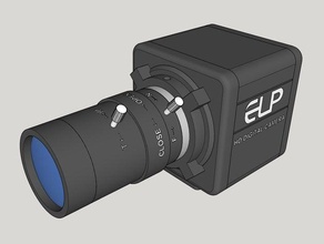 elp hd digital camera 5-50mm lens 3dmodel 3d print model - Mito3D