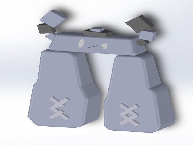 stonjourner - rock pokemon cute nintendo cartridge switch pikachu shield sword figures go toy rocks 3D print model - Mito3D