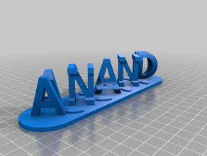 anand customized 3d print model - Mito3D