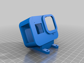 tbs sourceone gopro hero 8 225 degree mount 3d print model - Mito3D