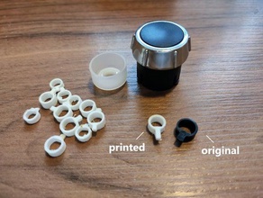 jura impressa rotary button arm 3d print model - Mito3D
