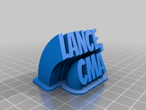 lance customized 3d print model - Mito3D