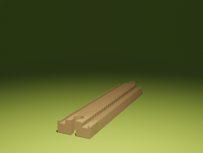 brio flex del riel lateral de los guardias flexible rail tren 3d print model - Mito3D