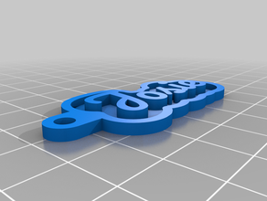 josie Anahtarlık özelleştirilmiş 3d print model - Mito3D