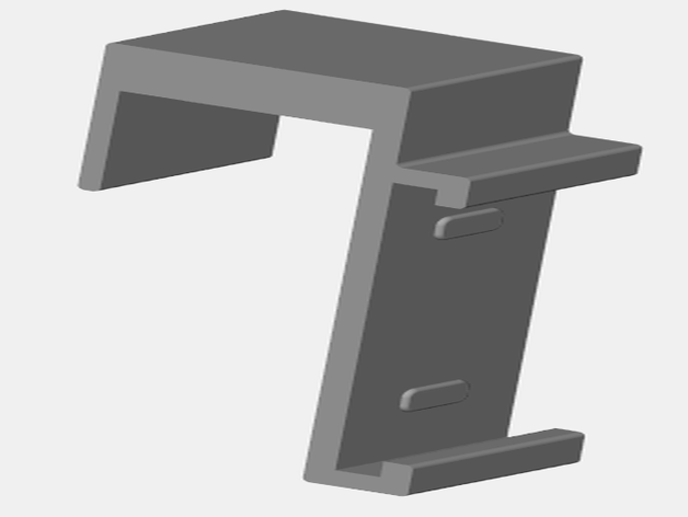 klemme fuer doppelrollo 3D print model - Mito3D