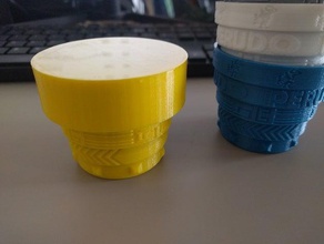 perudo cup cap bluff dice 3d print model - Mito3D