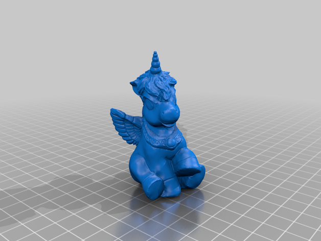 pony unicorn pegas 3D print model - Mito3D