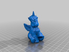 pony unicorn pegas 3d print model - Mito3D