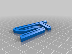 ford st logo 3d print model - Mito3D