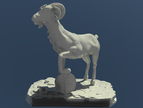 goat 3dmodel 3dprint 3dprintable cnc 3d print model - Mito3D