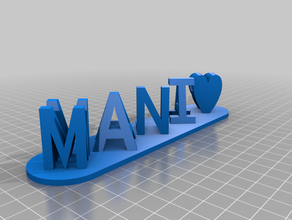 mani malar customized 3d print model - Mito3D