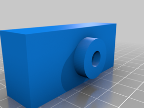 gate opener magnet mount sliding 3d print model - Mito3D