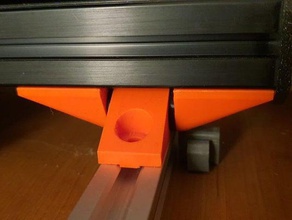 mk3 mount 2020 profile vibration damping 3d printer enclosure prusa i3 vslot 3d print model - Mito3D