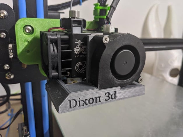 hemera 5015 Gebläse 3d-gedruckt 5015-Gebläse 5015-fan duct Kühlung - Lüfter dixon dixon3d e3d hermes der hemera-fan hotend-Kühlung Düse 3D print model - Mito3D