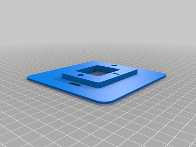 placca per termostato tado e scatola 503 3D print model - Mito3D