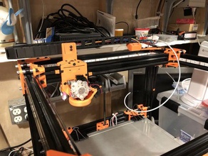 ac-bot taşıma titan aero mount modifiye kablo zincir monte edin d-bot 3d print model - Mito3D