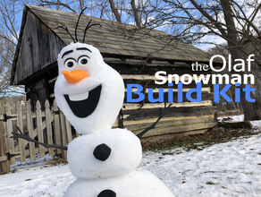 olaf construir el muñeco de nieve kit accesorios bloques construcción la zanahoria cookie nariz los ojos cara congelado diversión boca partes invierno 3d print model - Mito3D