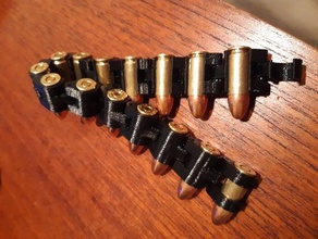9mm segmented belt links 3d print model - Mito3D