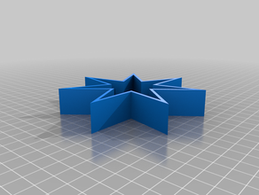 christmas tree topper Stern - ohne Zylinder remix 3d print model - Mito3D