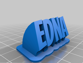 edna customized 3d print model - Mito3D