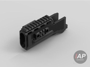 ak 200 handguard airsoft accesories attachment parts 47 74 cyma handgun picatiny rail 3d print model - Mito3D